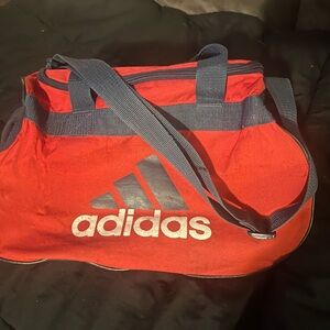 Adidas Red and Blue Duffel Bag vintage